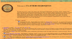 Desktop Screenshot of claviersbaroques.com