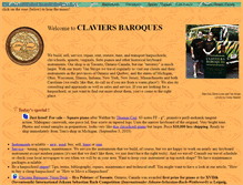 Tablet Screenshot of claviersbaroques.com